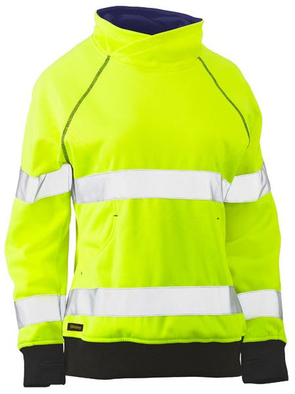 Bisley Hi Vis Ladies Taped Fleece Jumper (BISBKL6818T)