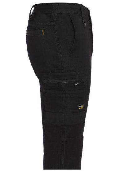 Bisley FLX & Move Stretch Denim Cargo Cuffed Pants (BISBPC6335)