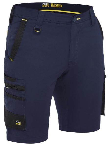 Bisley FLX & Move 4 Way Stretch Zip Cargo Shorts (BISBSHC1332)