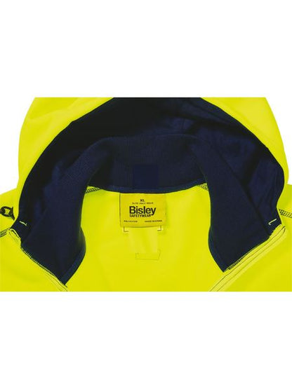 Bisley Hi Vis Zip Front Fleece Hoodie (BISBK6819)