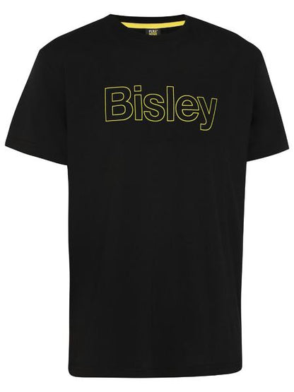 Bisley Cotton Outline Logo Tee (BISBKT084)