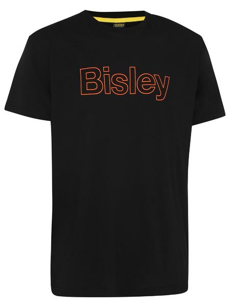 Bisley Cotton Outline Logo Tee (BISBKT084)