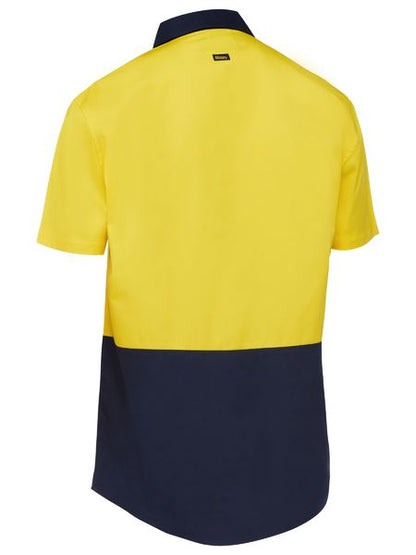 Bisley Hi Vis 2 Tone Shirt Short Sleeve (BISBS1442)