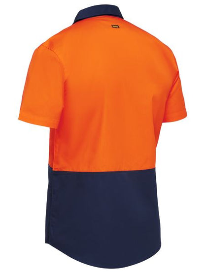 Bisley Hi Vis 2 Tone Shirt Short Sleeve (BISBS1442)