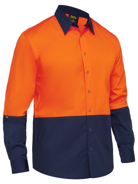 Bisley Hi Vis 2 Tone Shirt Long Sleeve (BISBS6442)