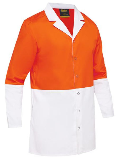 Bisley Hi Vis 2 Tone Dust Coat Long Sleeve (BISBJ6403)