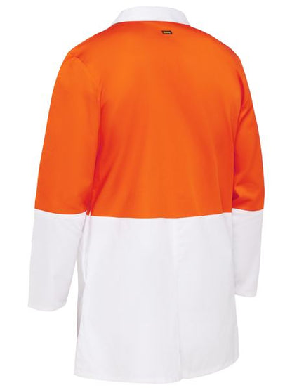 Bisley Hi Vis 2 Tone Dust Coat Long Sleeve (BISBJ6403)