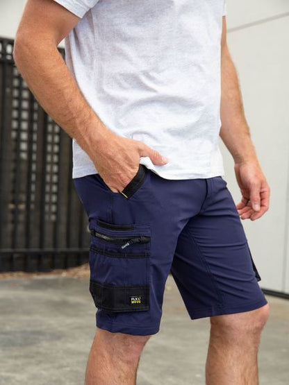 Bisley FLX & Move 4 Way Stretch Zip Cargo Shorts (BISBSHC1332)