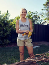 Bisley Ladies Cotton Logo Singlet (BISBKSL063) - Best Buy Trade Supplies