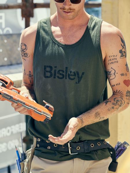 Bisley Cotton Logo Singlet (BISBKS063)