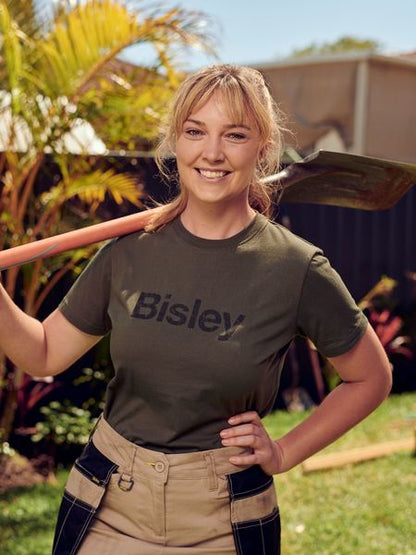 Bisley Ladies Cotton Logo Tee (BISBKTL064)