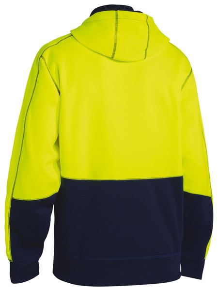 Bisley Hi Vis Zip Front Fleece Hoodie (BISBK6819)