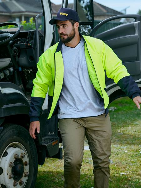 Bisley Hi Vis Bomber Jacket (BISBJ6730)