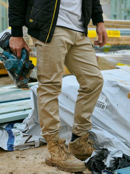 Bisley Stretch Cotton Drill Cargo Cuffed Pants (BISBPC6028)