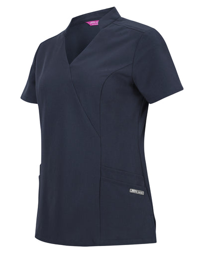 JB's Ladies Nu Mandarin Collar Scrub Top Short Sleeve (JBS4SMT1)
