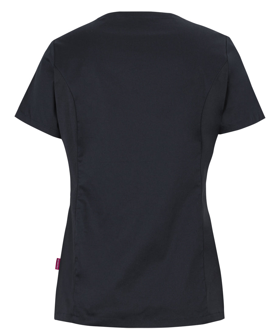 JB's Ladies Premium Stretch Panel Scrub Top Short Sleeve (JBS4SUT1)