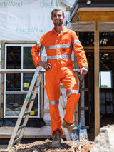 Bisley Hi Vis Taped Drill Coverall (BISBC607T8)