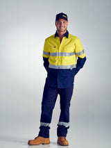 Bisley X Airflow Hi Vis Taped Ripstop Shirt Long Sleeve (BISBS6415T)