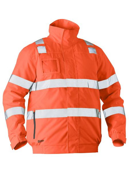 Bisley Hi Vis Taped Wet Weather Bomber Jacket (BISBJ6770T)