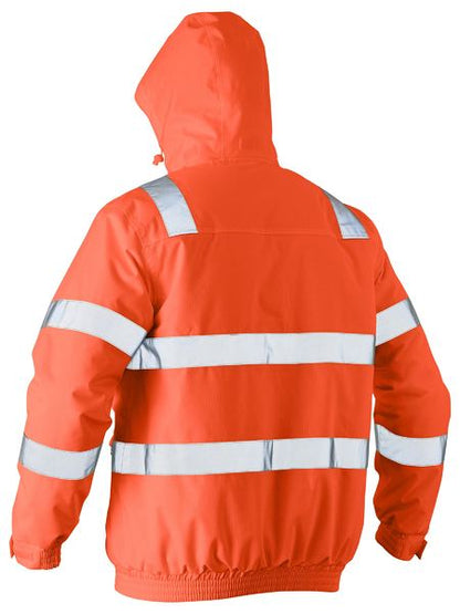 Bisley Hi Vis Taped Wet Weather Bomber Jacket (BISBJ6770T)