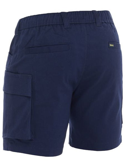 Bisley Stretch Cotton Elastic Waist Cargo Shorts (BISBSHC1018)