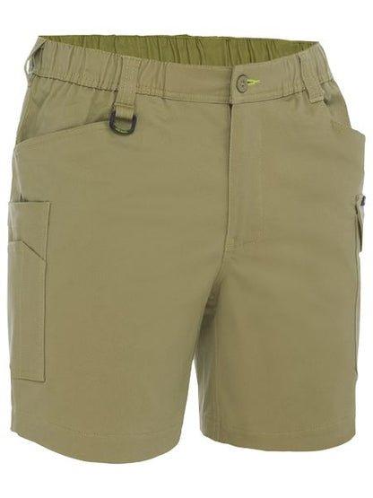 Bisley Stretch Cotton Elastic Waist Cargo Shorts (BISBSHC1018)