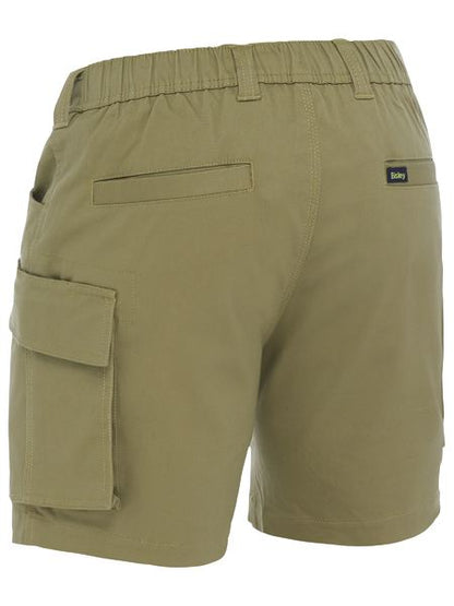 Bisley Stretch Cotton Elastic Waist Cargo Shorts (BISBSHC1018)