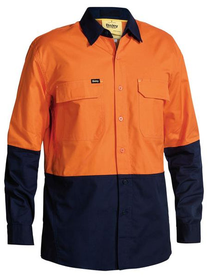 Bisley X Airflow Hi Vis Ripstop Shirt Long Sleeve (BISBS6415)