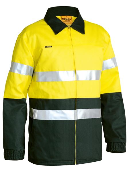 Bisley Hi Vis Taped Drill Jacket (BISBK6710T)