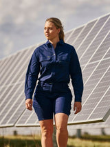 Bisley X Airflow Ladies Stretch Ripstop Vented Cargo Shorts (BISBSHL1150)