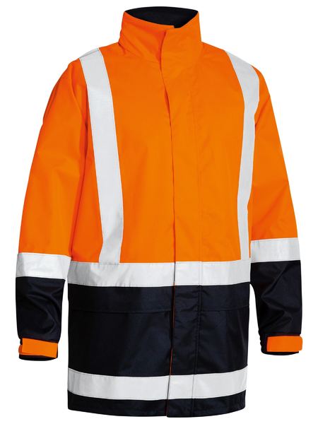 Bisley Hi Vis Taped Recycled Rain Shell Jacket (BISBJ6766T)