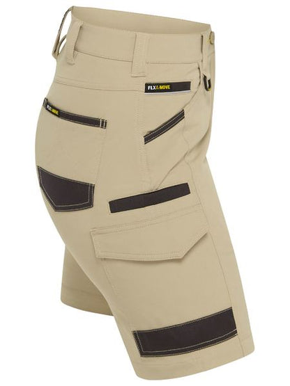 Bisley FLX & Move Ladies 4 Way Stretch Zip Cargo Shorts (BISBSHL1332)