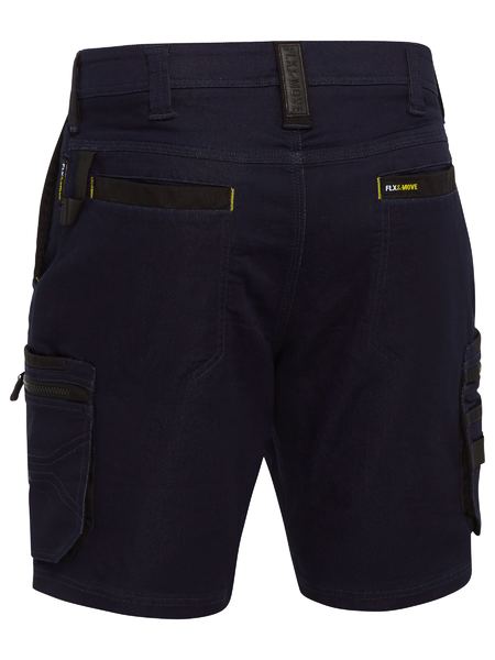 Bisley FLX & Move Stretch Denim Zip Cargo Short (BISBSHC1335)