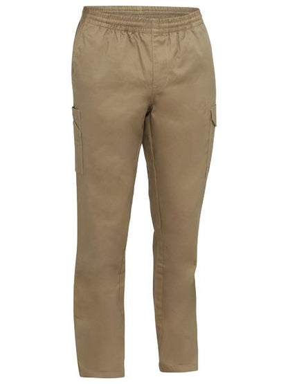 Bisley Stretch Cotton Drill Elastic Waist Cargo Work Pants (BISBPC6029)