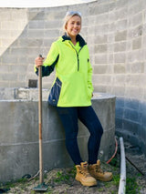 Bisley Hi Vis Ladies Liquid Repellent Fleece Hoodie (BISBKL6571)