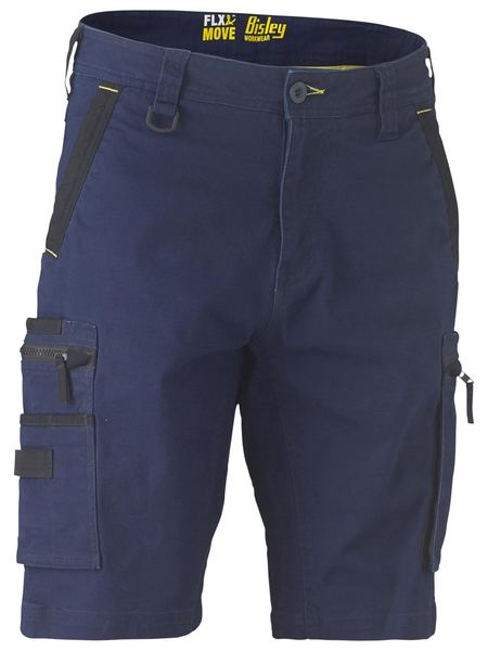 Bisley FLX & Move Stretch Utility Zip Cargo Short (BISBSHC1330)