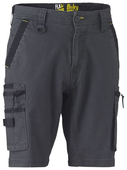 Bisley FLX & Move Stretch Utility Zip Cargo Short (BISBSHC1330)