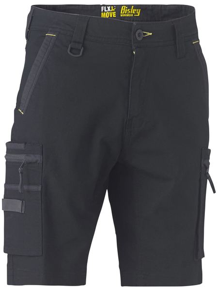 Bisley FLX & Move Stretch Utility Zip Cargo Short (BISBSHC1330)