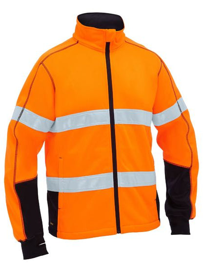 Bisley Hi Vis Taped Zip Front Fleece (BISBK6611T)