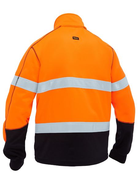 Bisley Hi Vis Taped Zip Front Fleece (BISBK6611T)