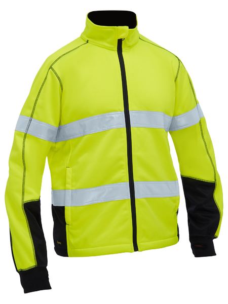 Bisley Hi Vis Taped Zip Front Fleece (BISBK6611T)