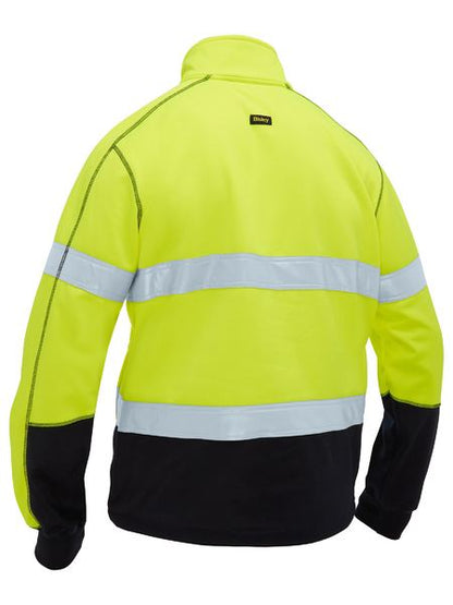 Bisley Hi Vis Taped Zip Front Fleece (BISBK6611T)