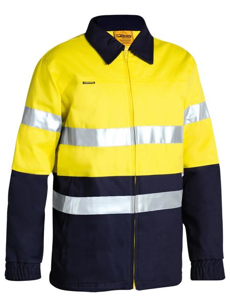 Bisley Hi Vis Taped Drill Jacket (BISBK6710T)