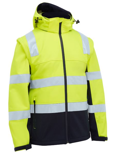 Bisley Hi Vis Two Tone 3 in 1 Soft Shell Jacket (BISBJ6078T) - Best Buy Trade Supplies