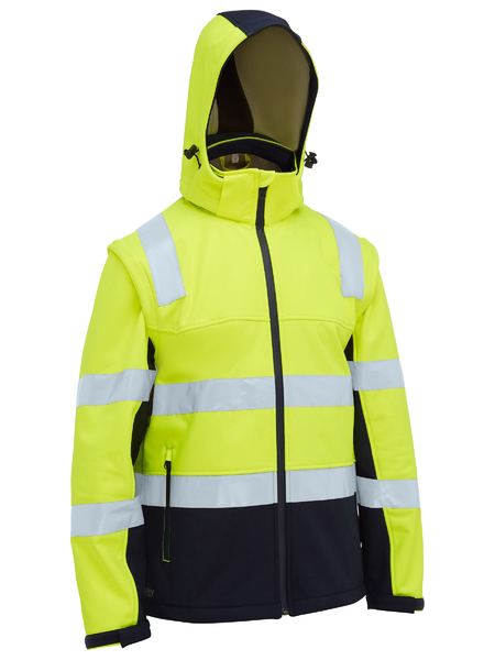 Bisley Hi Vis Two Tone 3 in 1 Soft Shell Jacket (BISBJ6078T) - Best Buy Trade Supplies