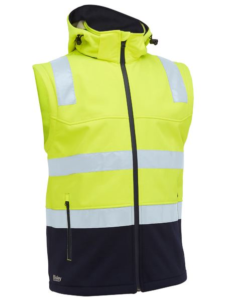Bisley Hi Vis Two Tone 3 in 1 Soft Shell Jacket (BISBJ6078T) - Best Buy Trade Supplies