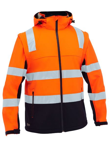 Bisley Hi Vis Two Tone 3 in 1 Soft Shell Jacket (BISBJ6078T) - Best Buy Trade Supplies