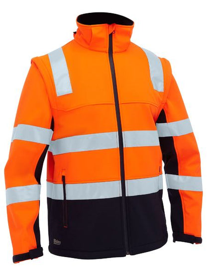 Bisley Hi Vis Two Tone 3 in 1 Soft Shell Jacket (BISBJ6078T) - Best Buy Trade Supplies