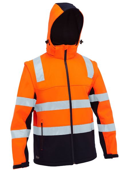 Bisley Hi Vis Two Tone 3 in 1 Soft Shell Jacket (BISBJ6078T) - Best Buy Trade Supplies