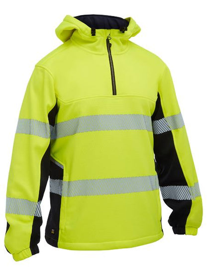 Bisley Hi Vis FLX & Move Taped Liquid Repellent Fleece Hoodie (BISBK6571T)